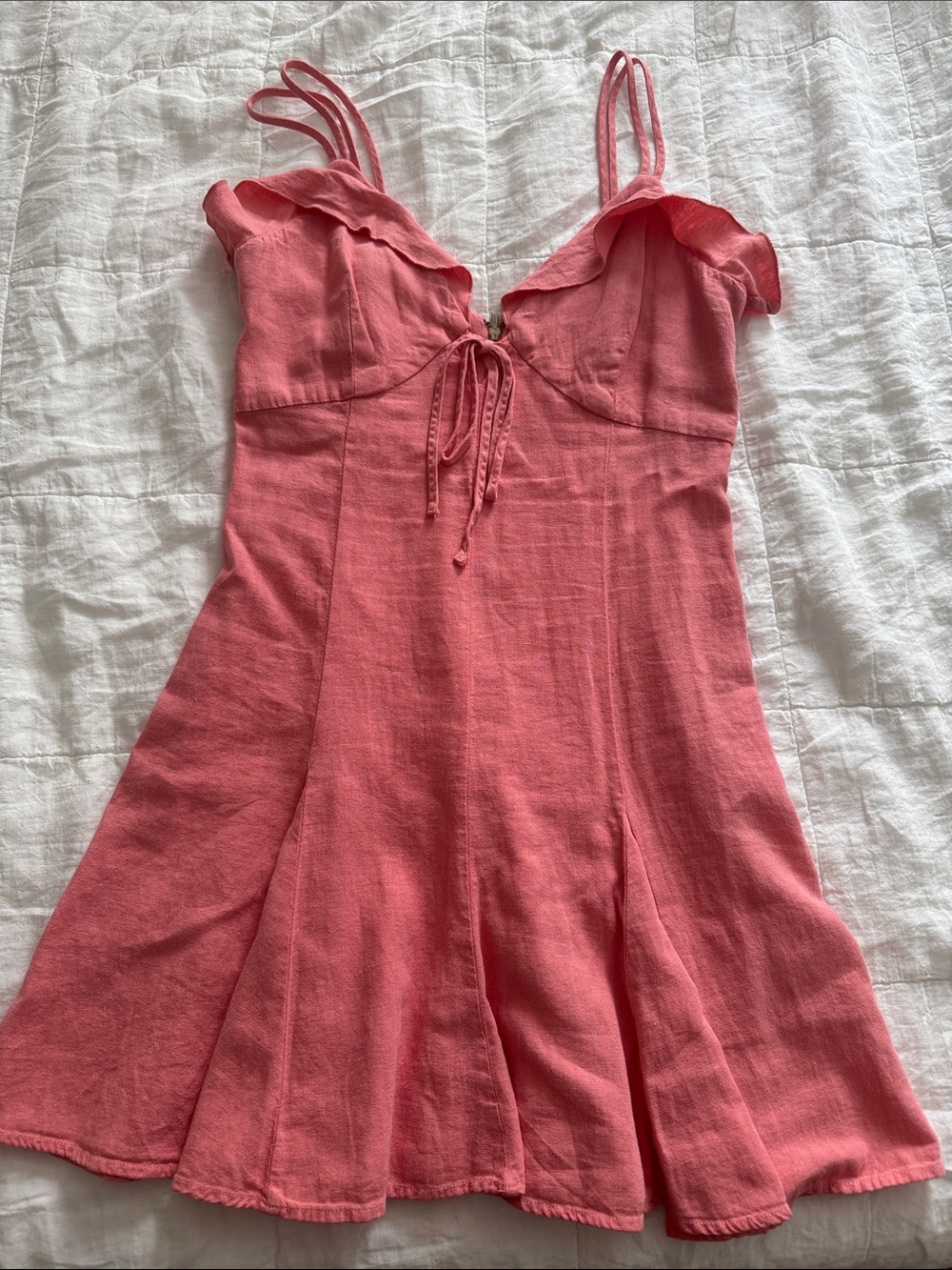 Zara ruffle short dress
